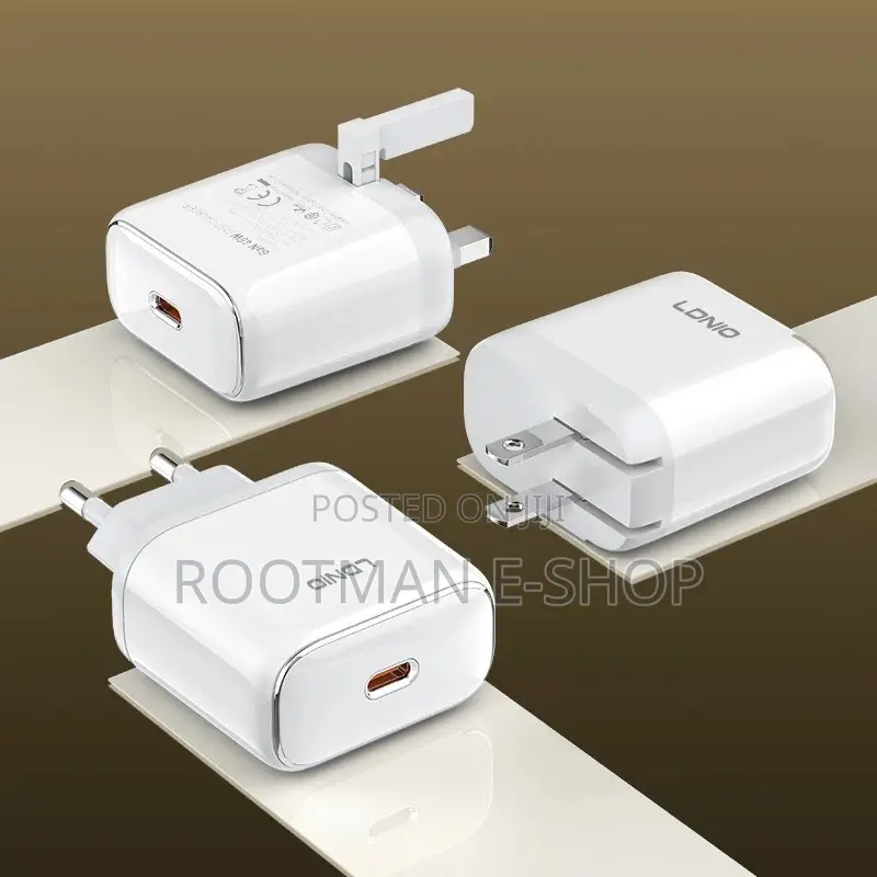 LDNIO Q1415 Type-C Adaptor Fast Charging Phone Charger PD 45W USB C