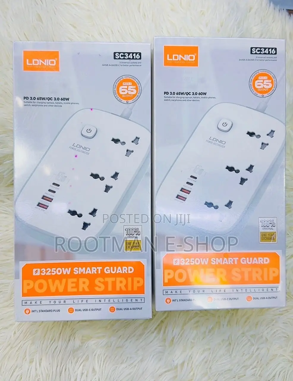 LDNIO Power Socket PD 3.0 SC3416(2M X 65W) - White