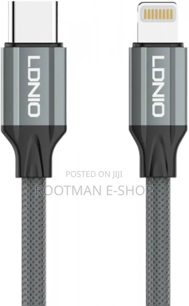LDNIO LC441I USB-C to Lightning Cable 1M, 30W PD Fast Charging &