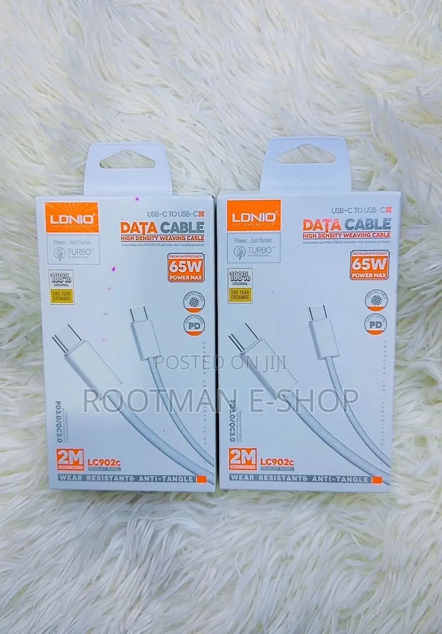 LDNIO LC902C 2-Meter Type-C to Type-C Cable