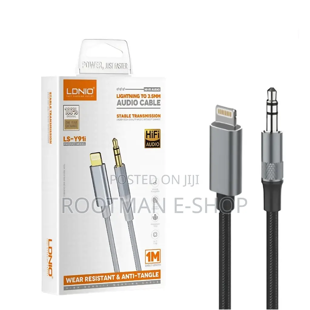 Ldnio Lsy91i Lightning to 3.5mm Audio Cable