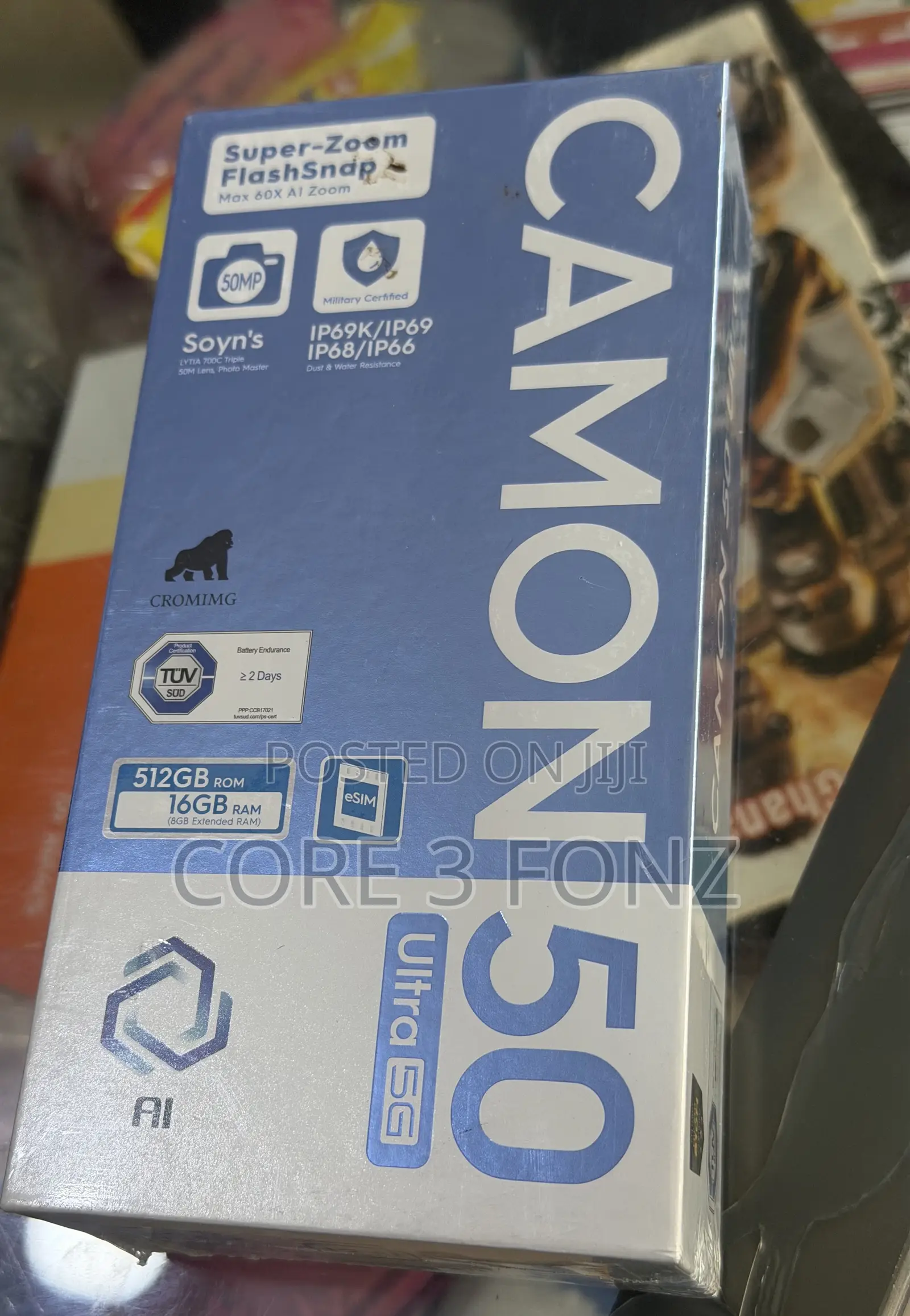 New Tecno Camon 50 Ultra 512 GB Black