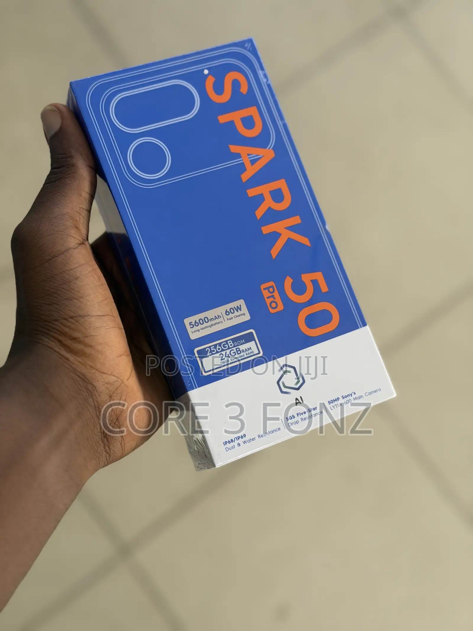 New Tecno Spark 50 Pro 256 GB Black