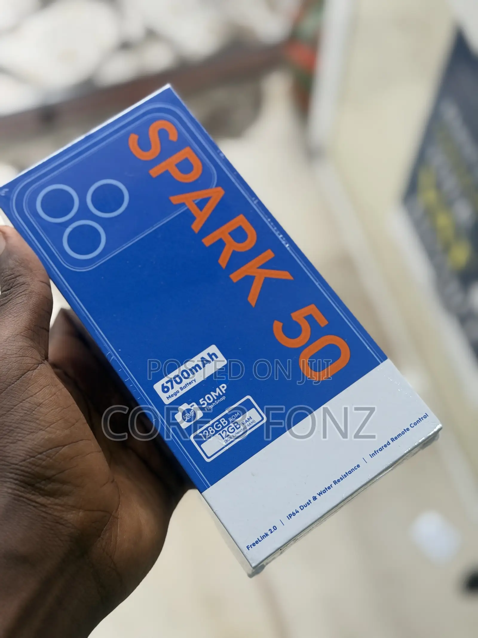 New Tecno Spark 50 128 GB Black