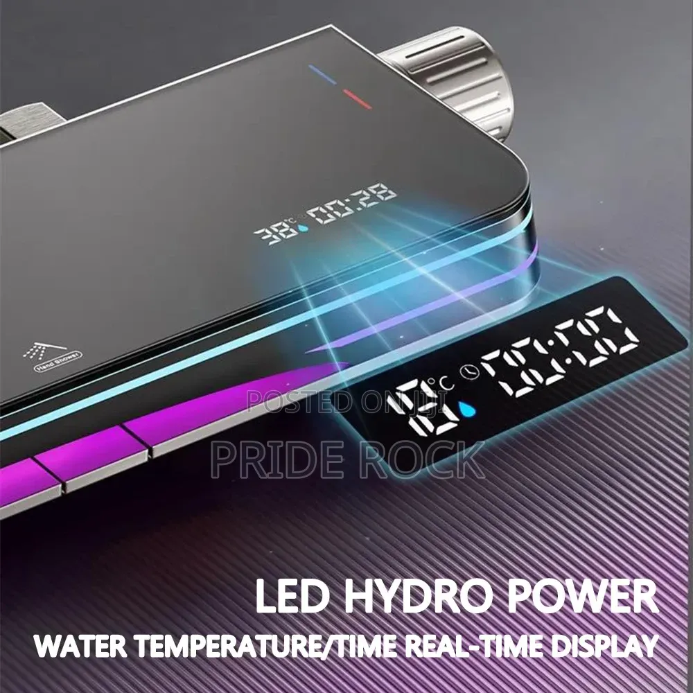 Quality Multi Digital Shower Pole With Led