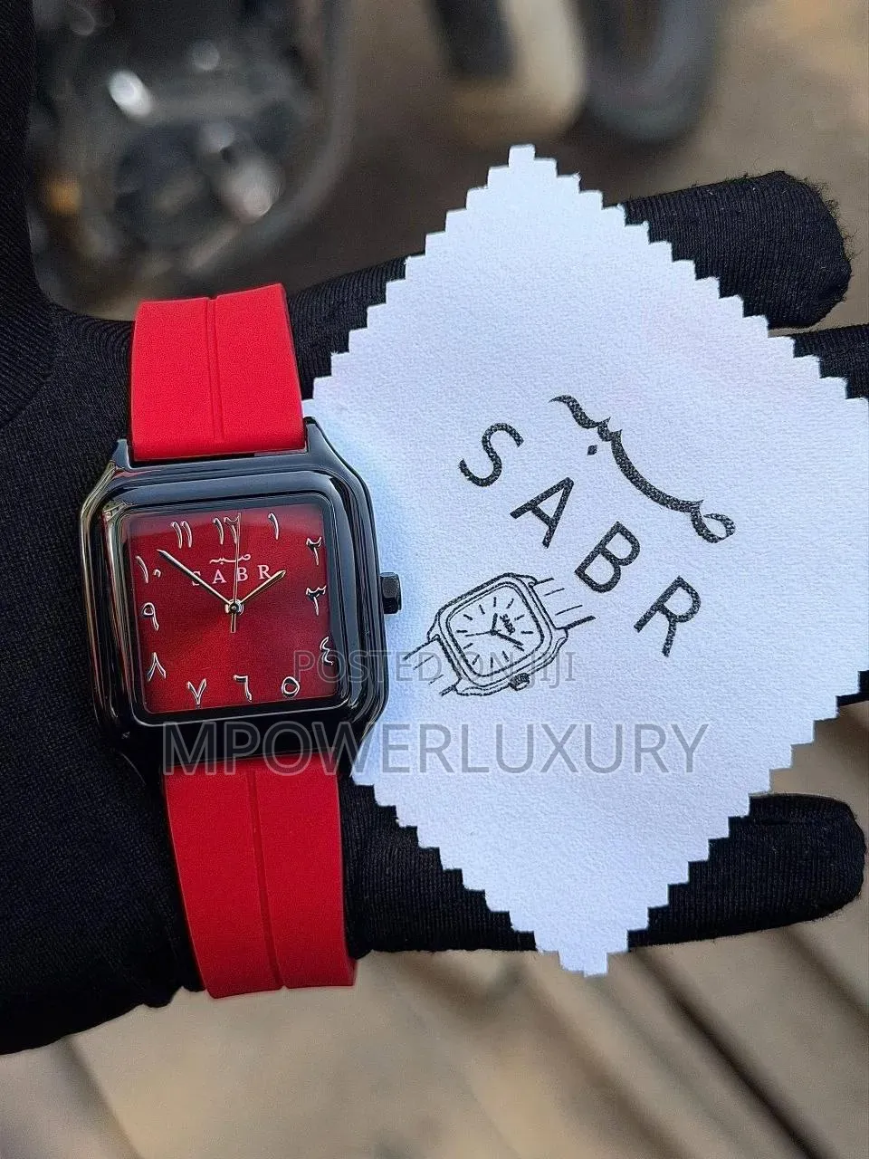 SABR/SABR Arabic Numerals Square Watch