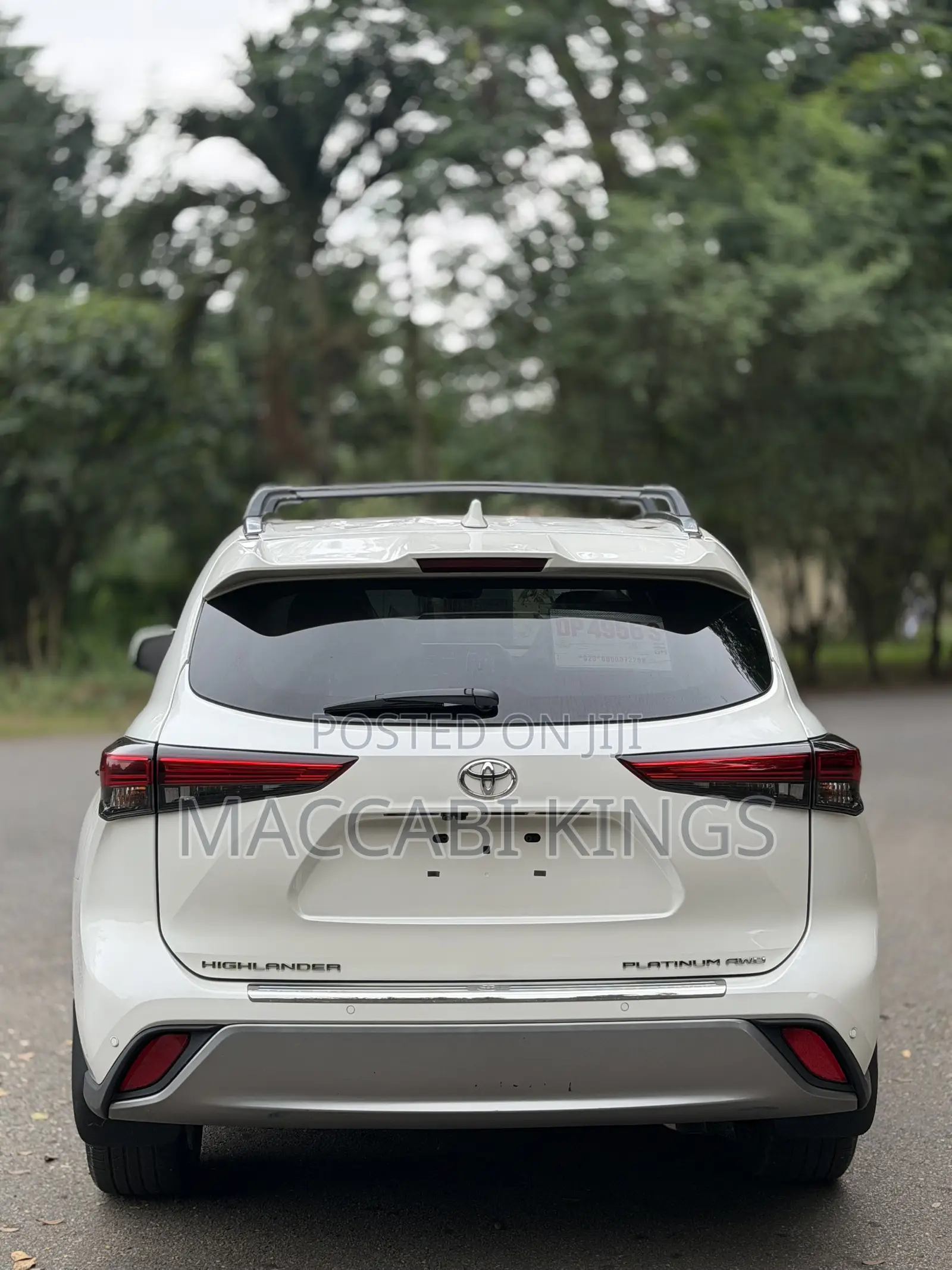 Toyota Highlander Platinum 2022 White