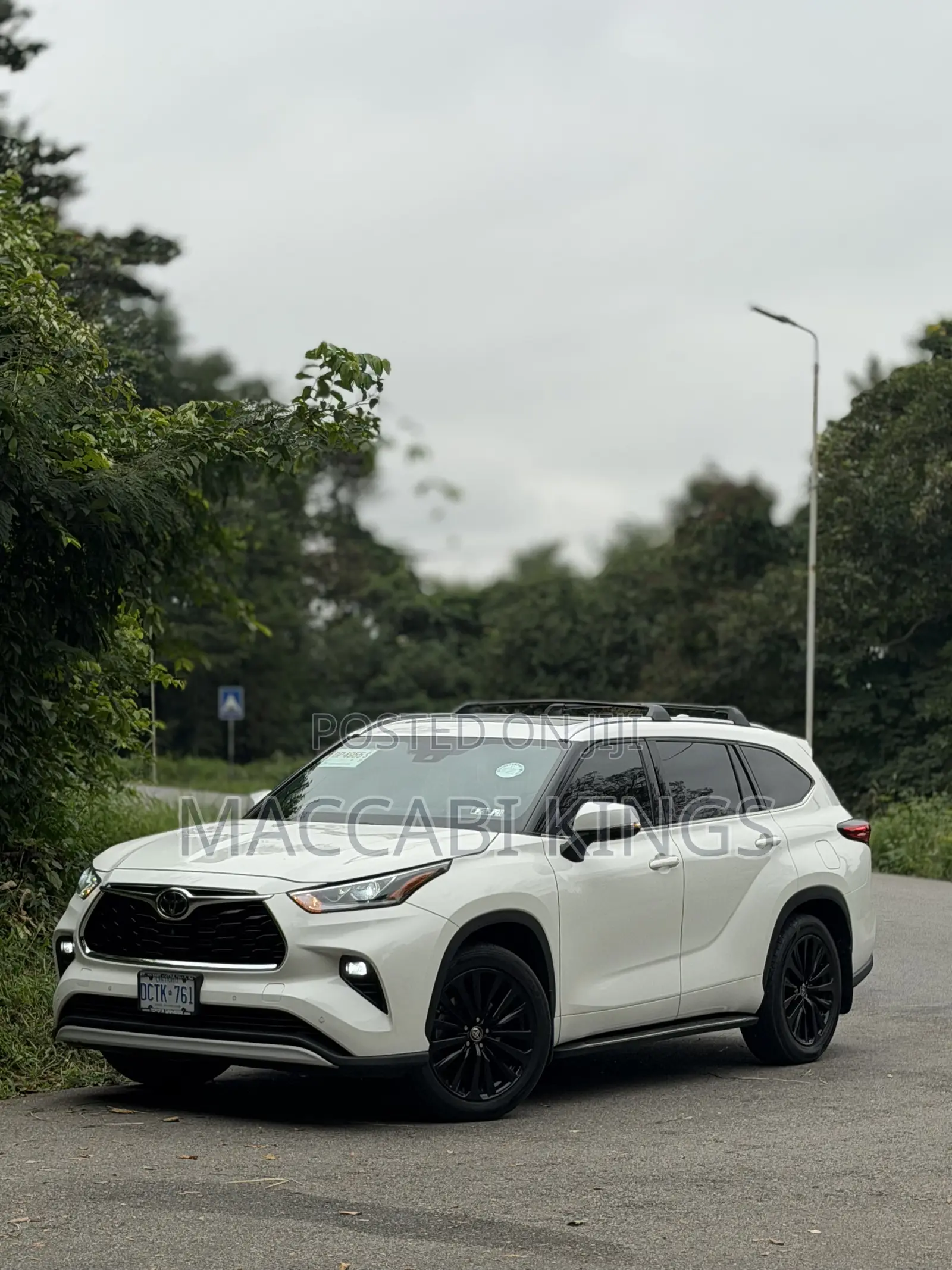 Toyota Highlander Platinum 2022 White