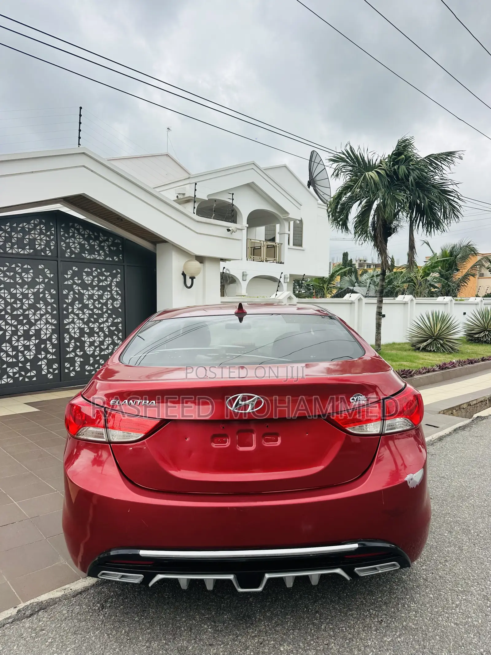 Hyundai Elantra GLS Sedan FWD (1.8L 4cyl 6A) 2013 Red