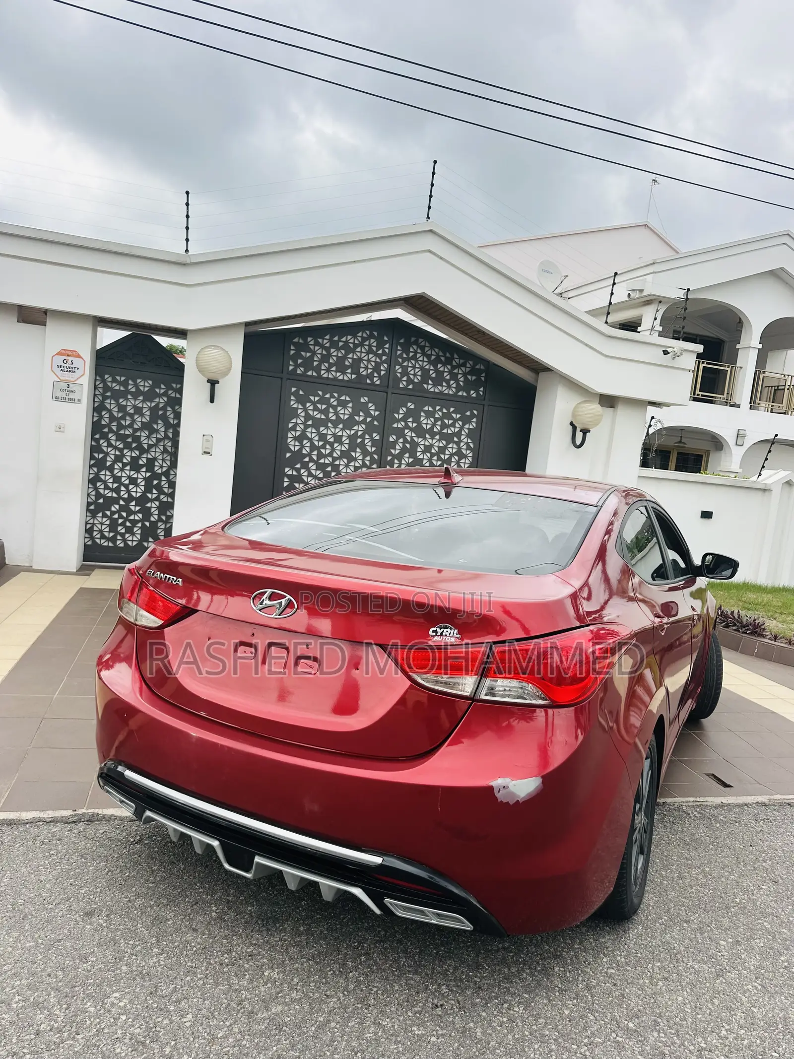Hyundai Elantra GLS Sedan FWD (1.8L 4cyl 6A) 2013 Red
