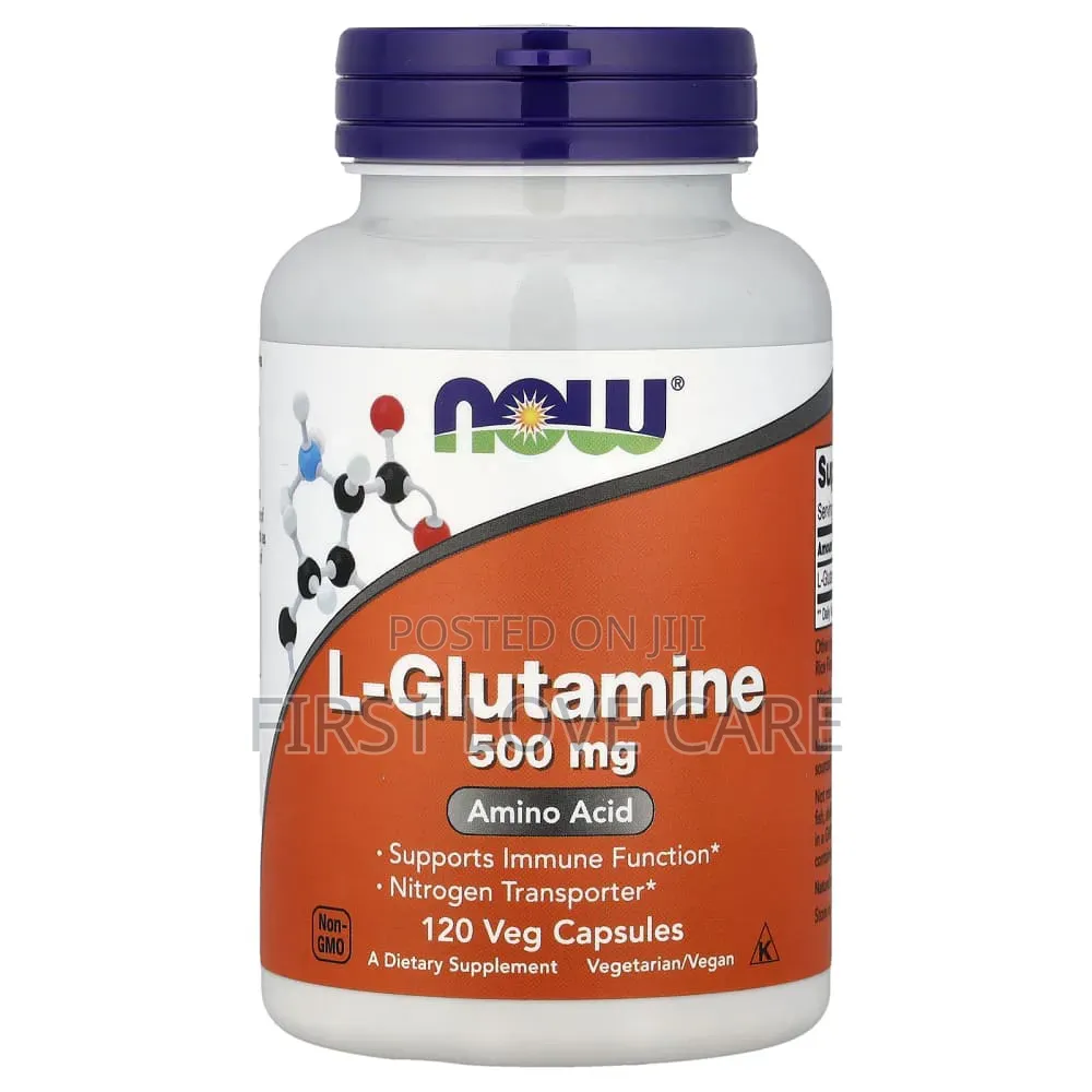 Now
L-Glutamine, 500 Mg, 120 Veg Capsules