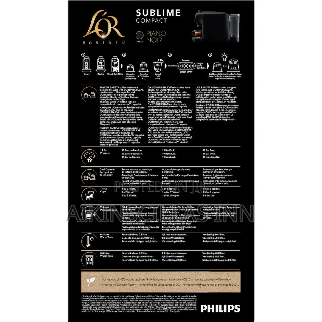Philips Sublime Compact Barrister Coffee System