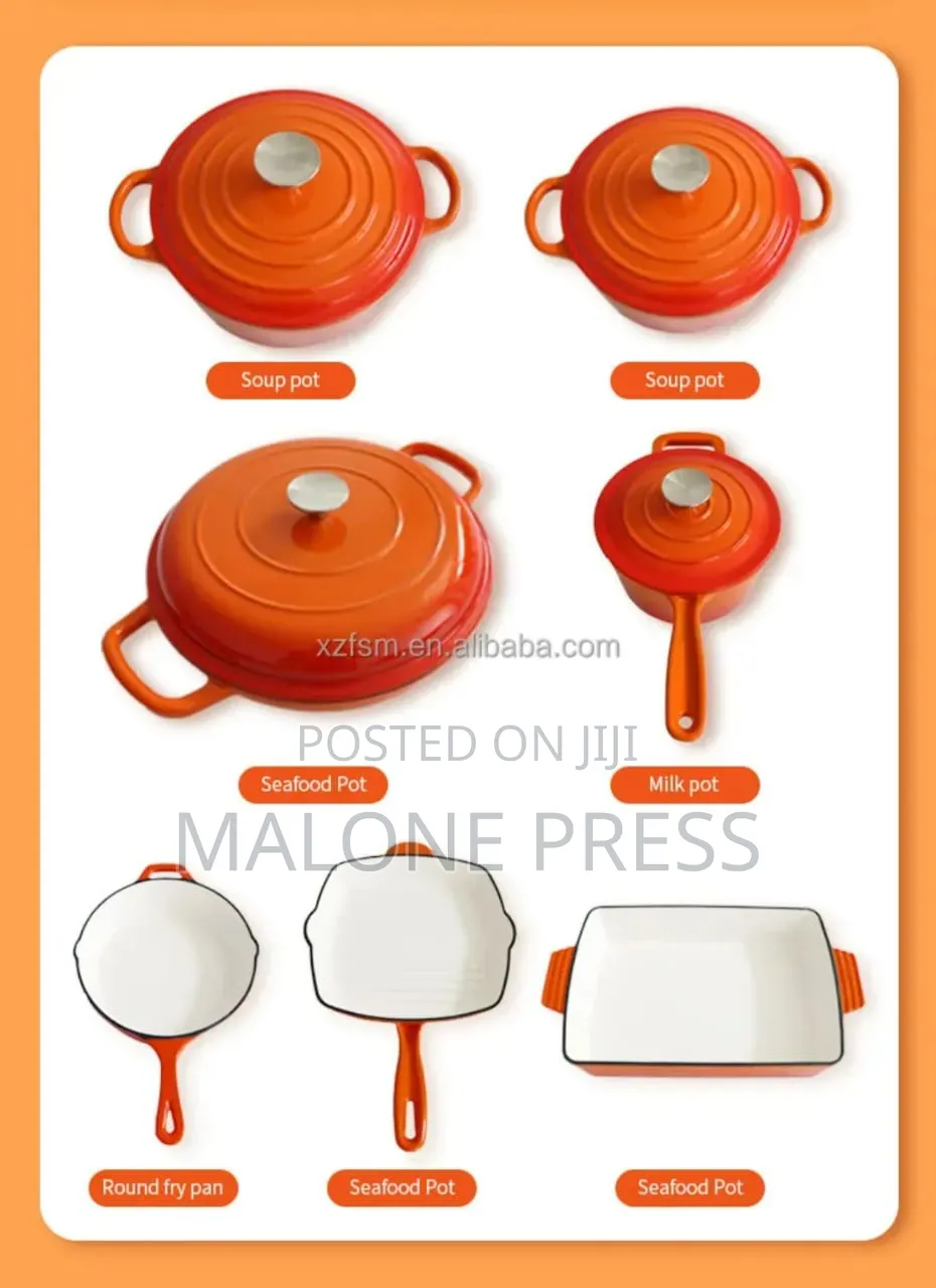 Enamel Cast Iron Non-Stick 11 Set Utensils Avaliable / Types