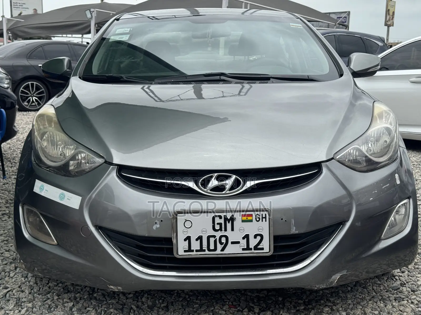 Hyundai Elantra GLS Automatic 2012 Gray