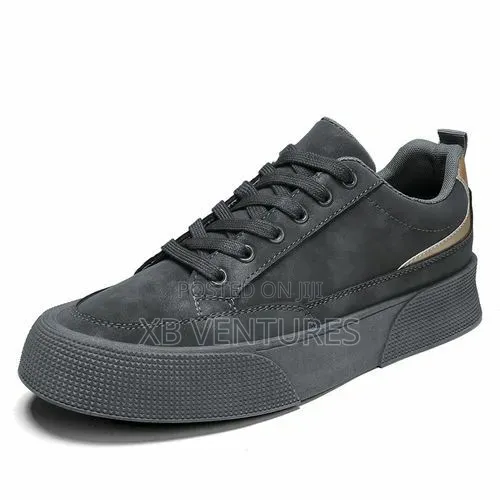 Wild Up Men Sneakers Gray With Gold Touch