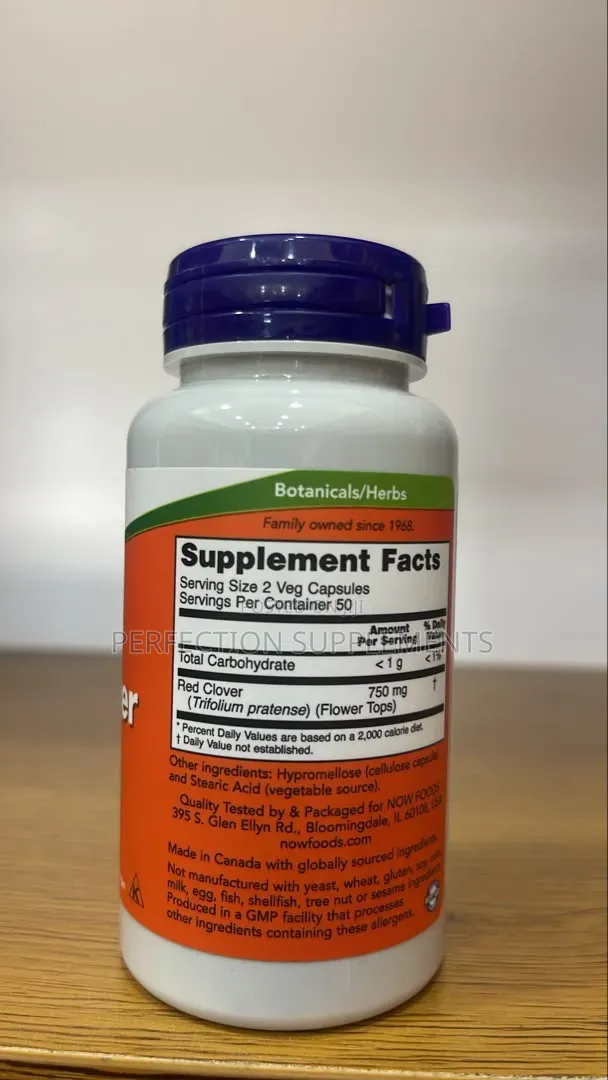 Red Clover 375 Mg Veg Capsules
Herbal Supplement