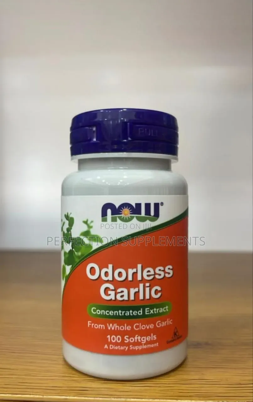 Now Odorless Garlic Softgels
Concentrated Extract