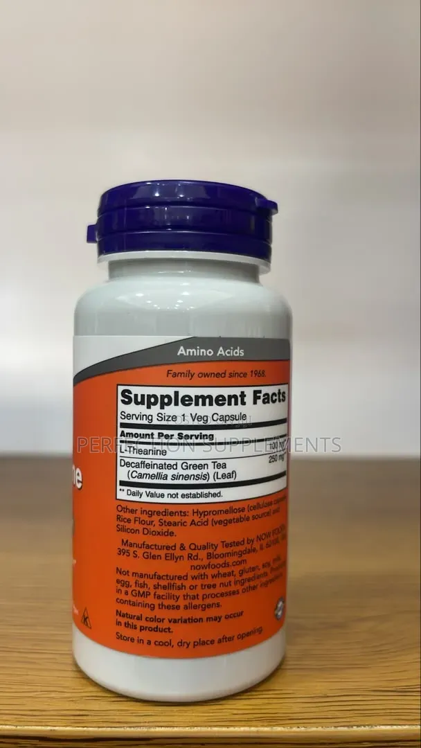 L-Theanine 100 Mg Veg Capsules