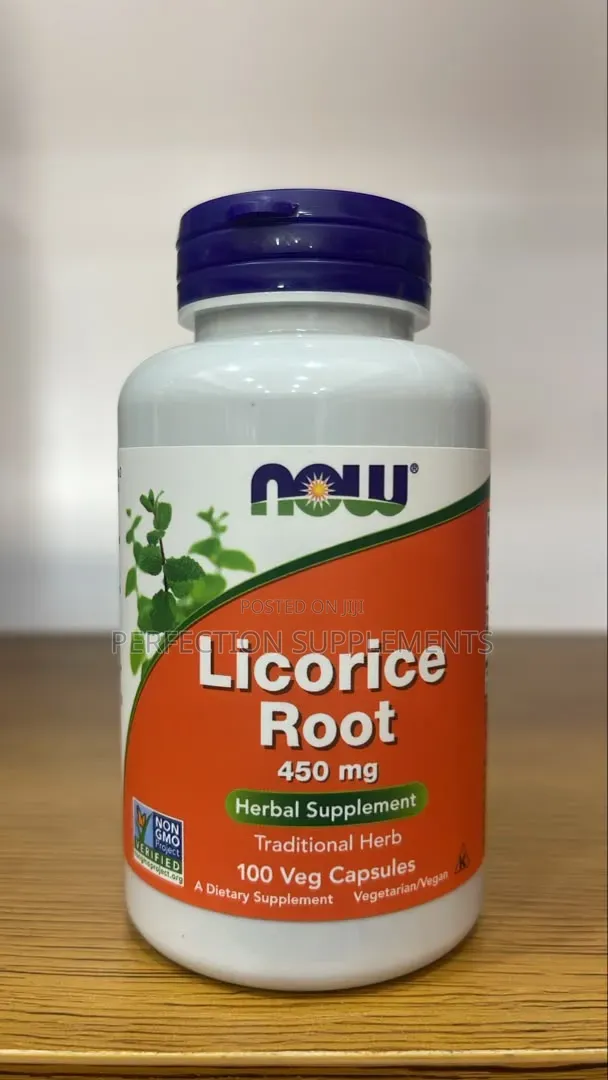 NOW  Licorice Root 450 Mg Veg Capsules
Herbal Supplement