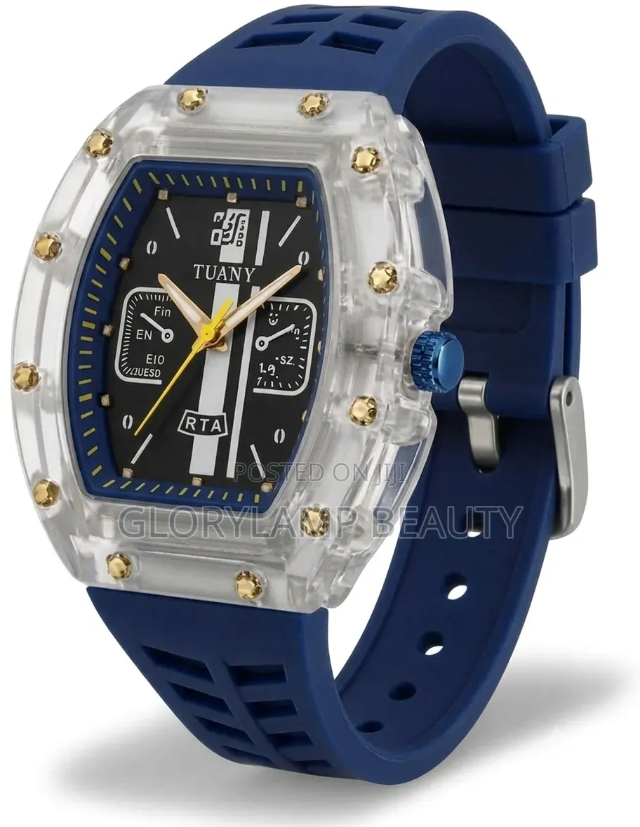 Luxury Transparent Skeleton Quartz Watch