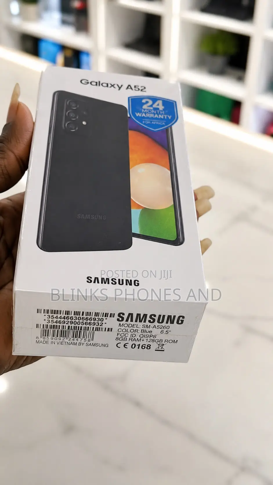 New Samsung Galaxy A52 5G 128 GB Blue