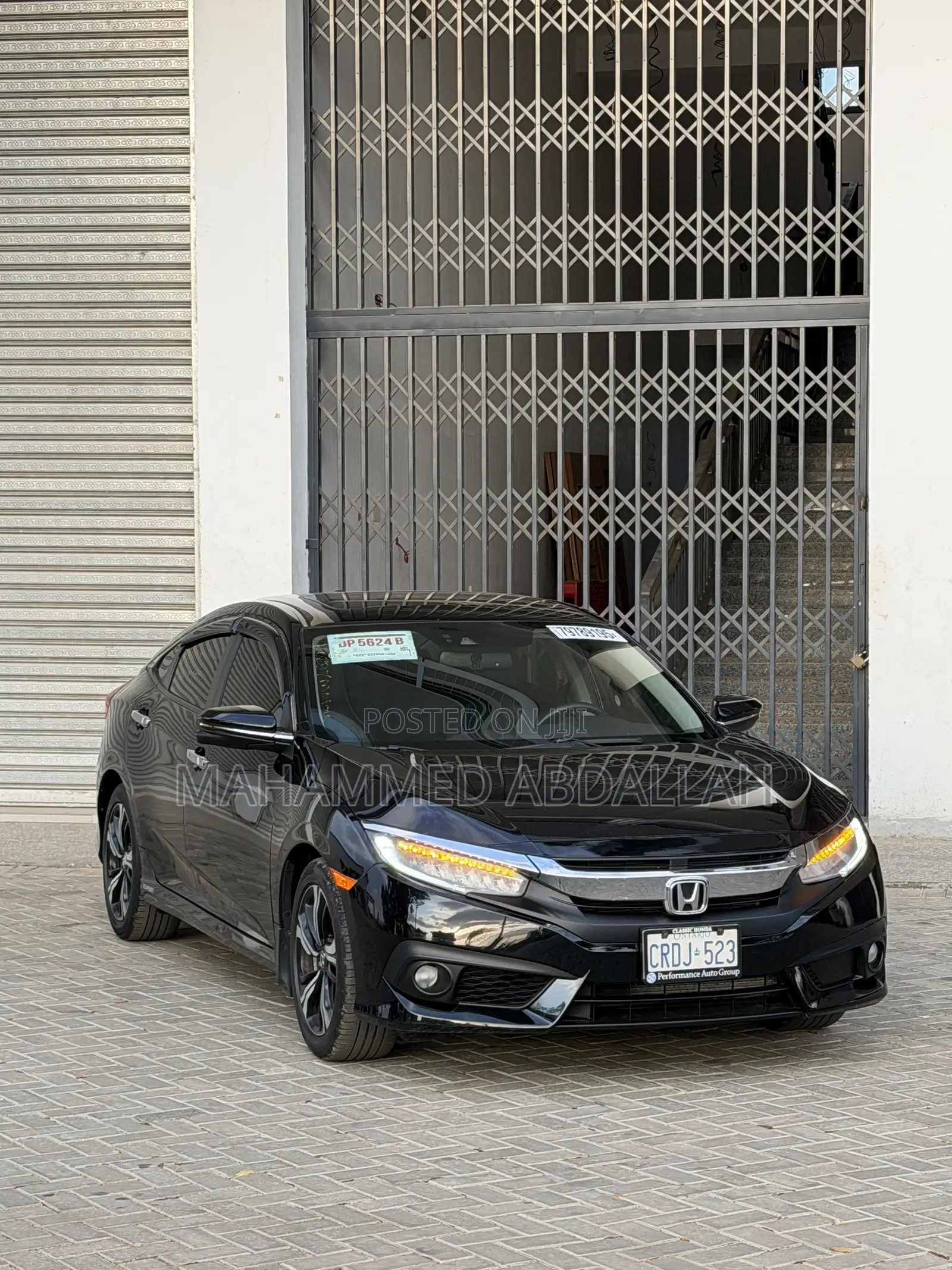 Honda Civic Touring 4dr Sedan (1.5L 4cyl) 2017 Black
