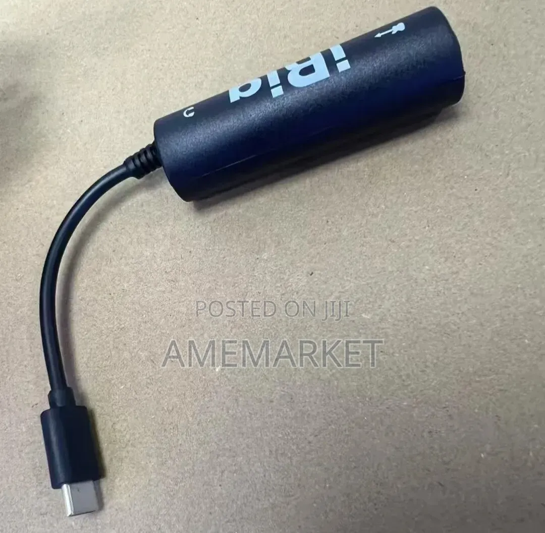 iRig Type-C Mobile Audio Adapter for Guitar, Bass & Microphone