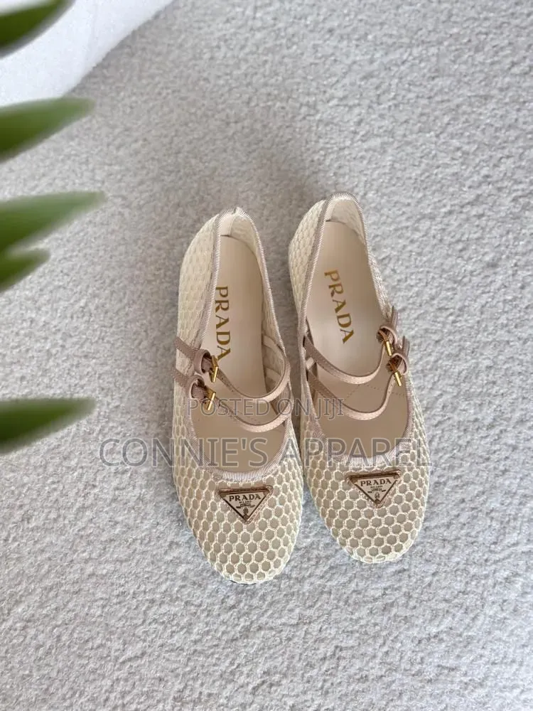 Prada Weaven Flat Shoes for Ladies
