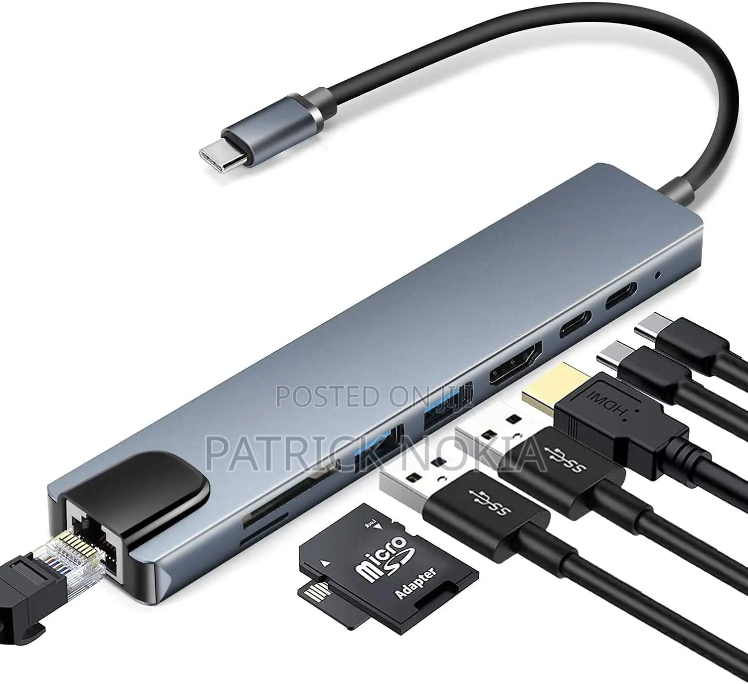 USB-C Hub With 8 Ports