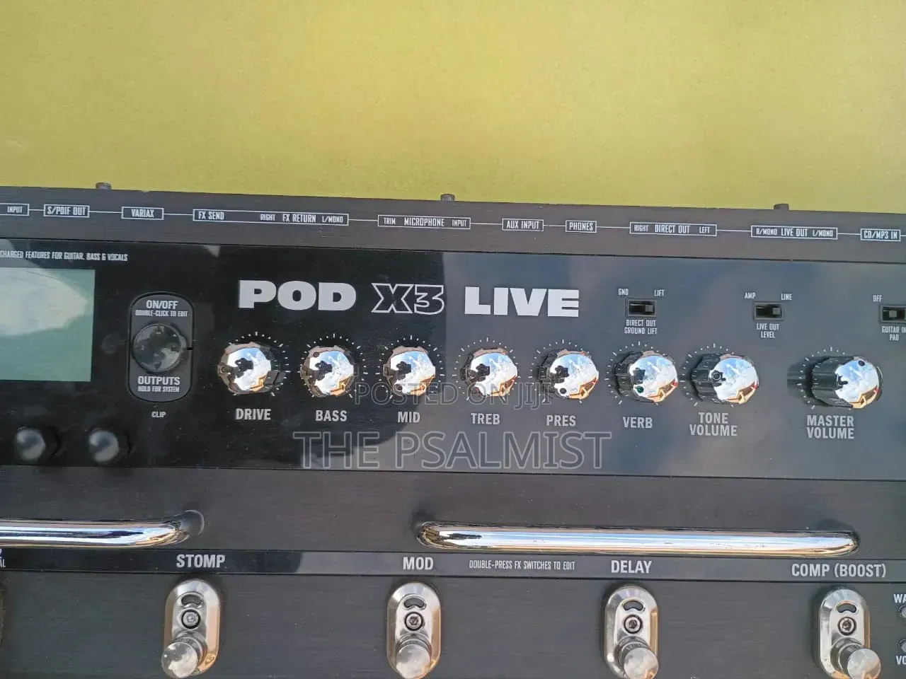 Line 6 Pod X3 Live Lead Guitar Effect