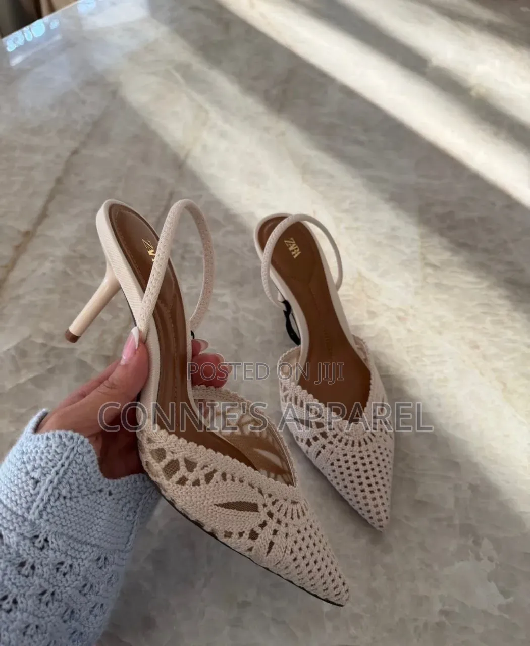 Zara Slingback Heeled Shoes