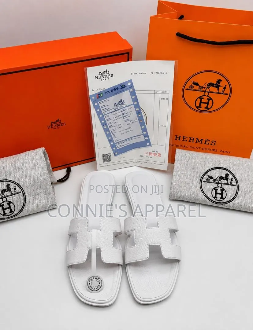 Original Hermes Slippers for Ladies in Sizes 37_42.