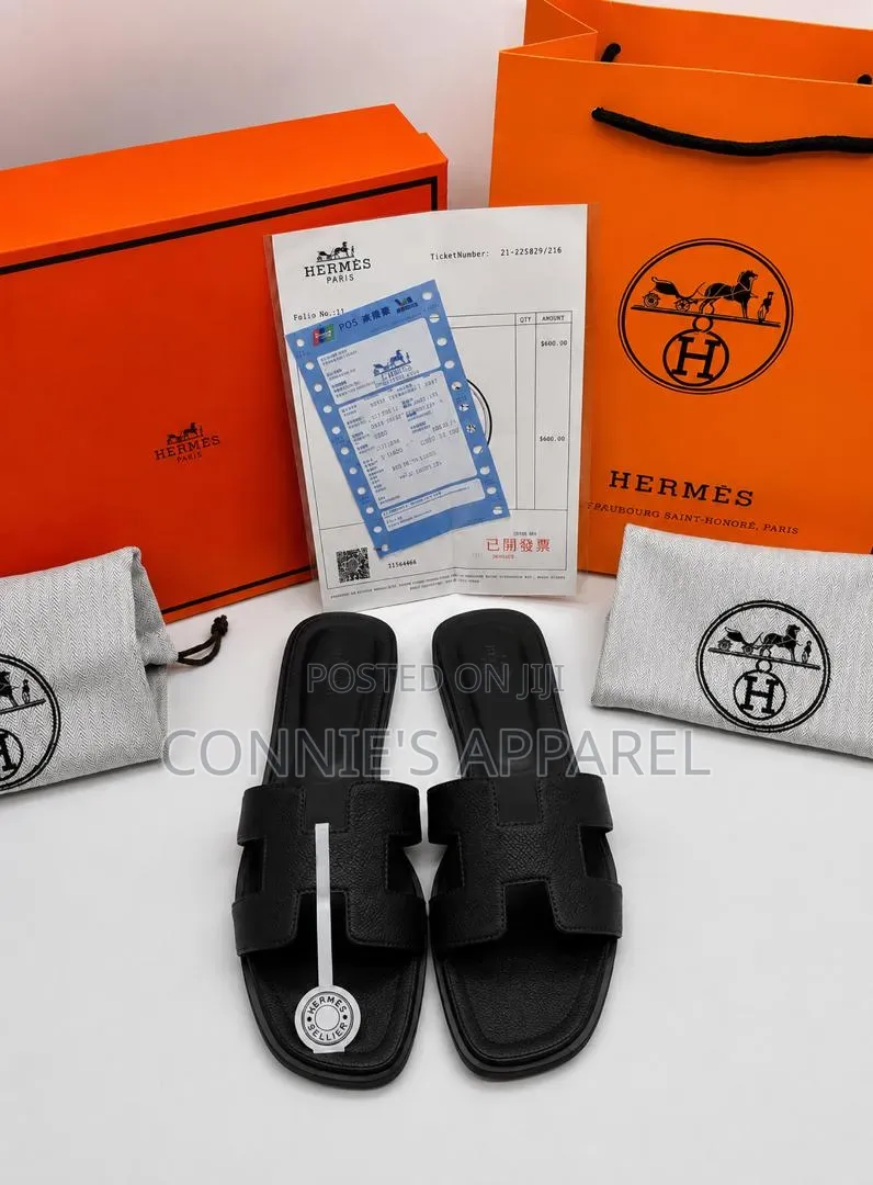 Original Hermes Slippers for Ladies in Sizes 37_42.