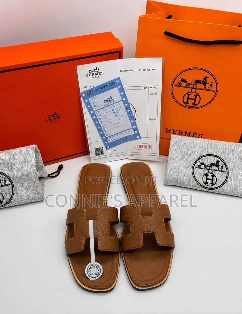 Original Hermes Slippers for Ladies in Sizes 37_42.