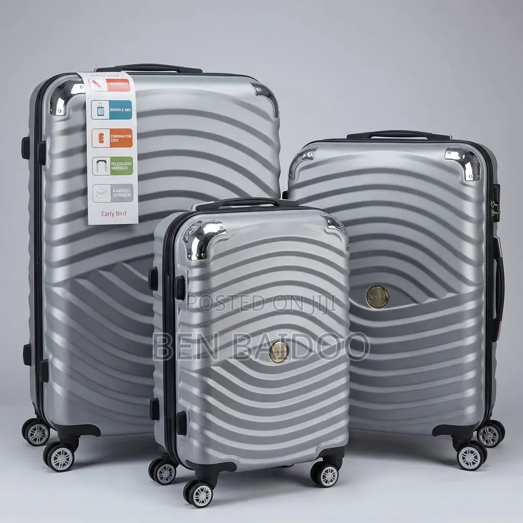 Plastic Travelling Bags 3in1 (First-Class Quality)
