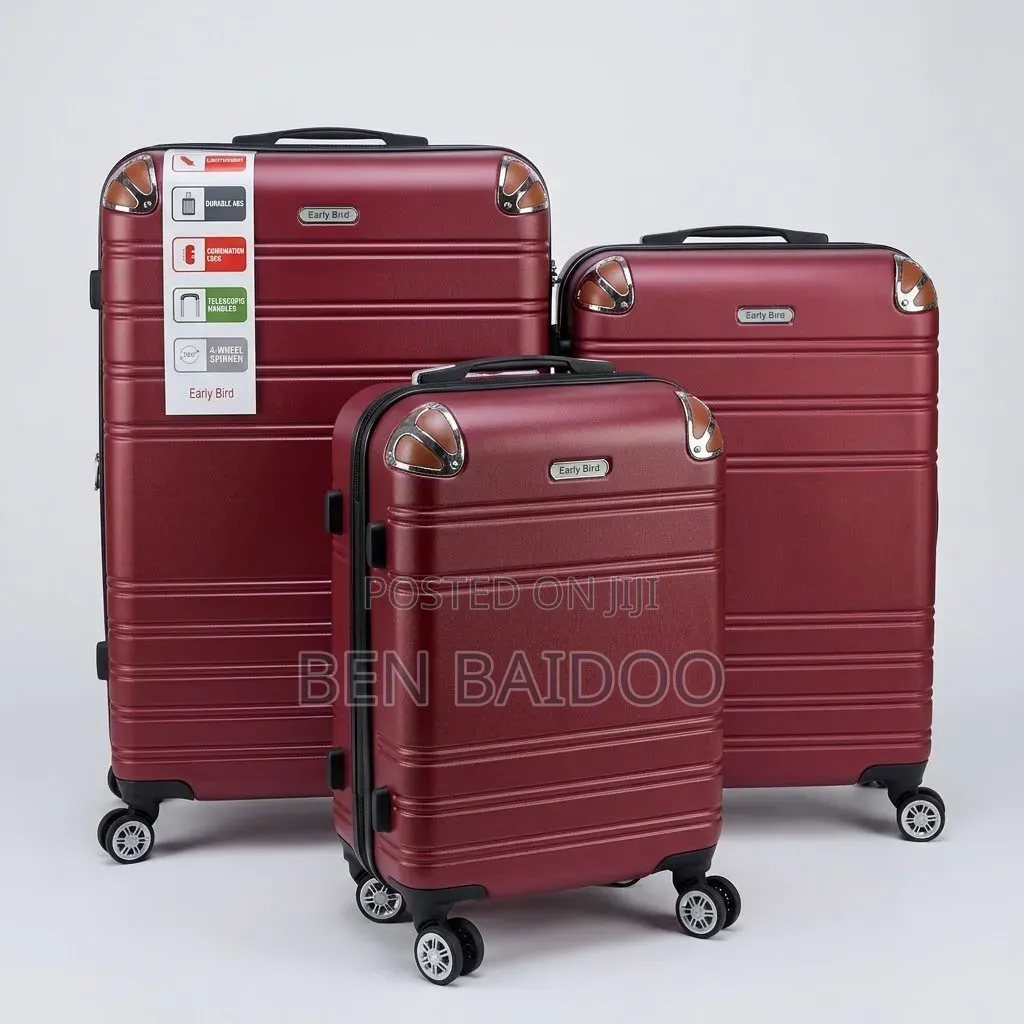 Plastic Travelling Bags 3in1 (First-Class Quality)