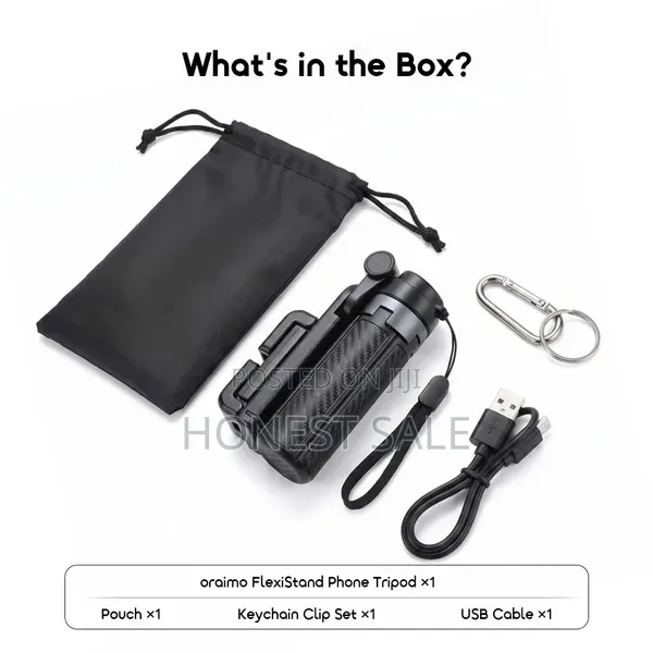 FlexiStand Phone Tripod With Fill Light and Bluetooth Remote Control