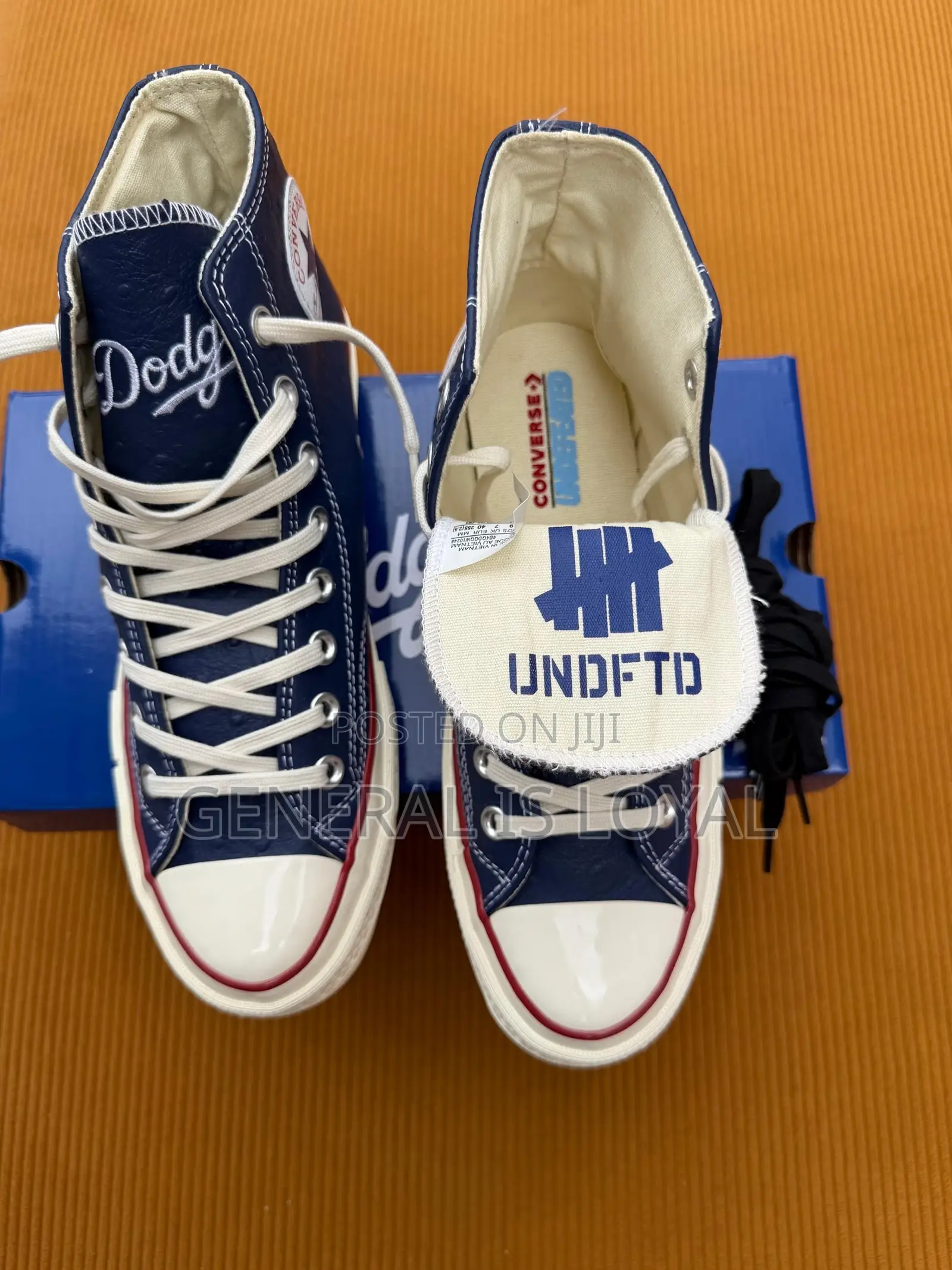 Blue Converse  X Dodgers X UNDEFEATED Chuck 70
