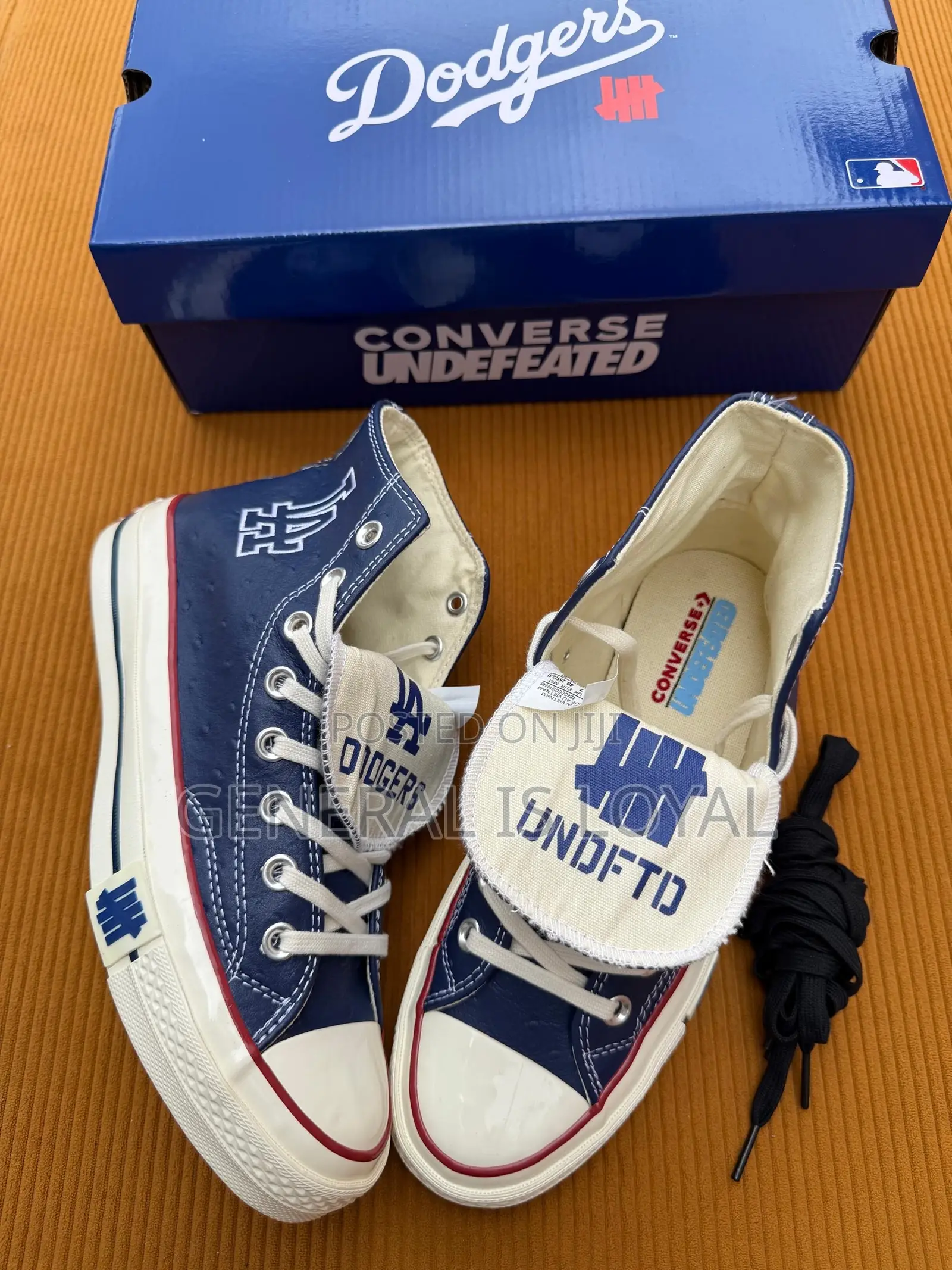 Blue Converse  X Dodgers X UNDEFEATED Chuck 70