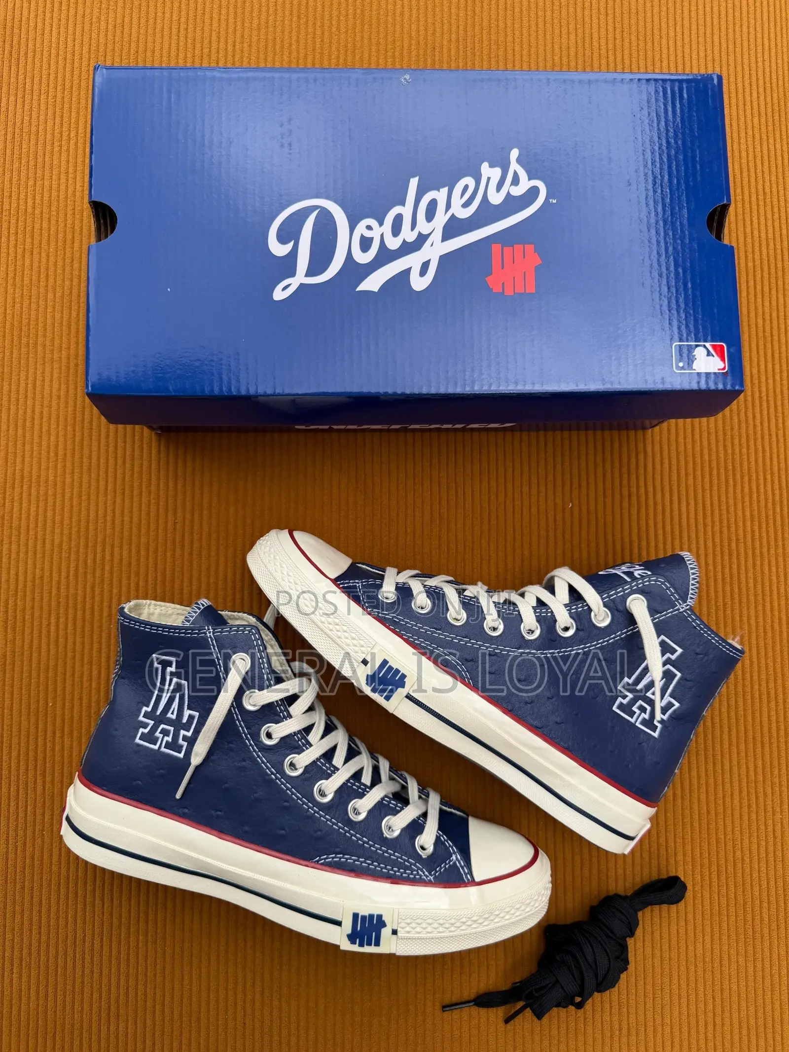 Blue Converse  X Dodgers X UNDEFEATED Chuck 70