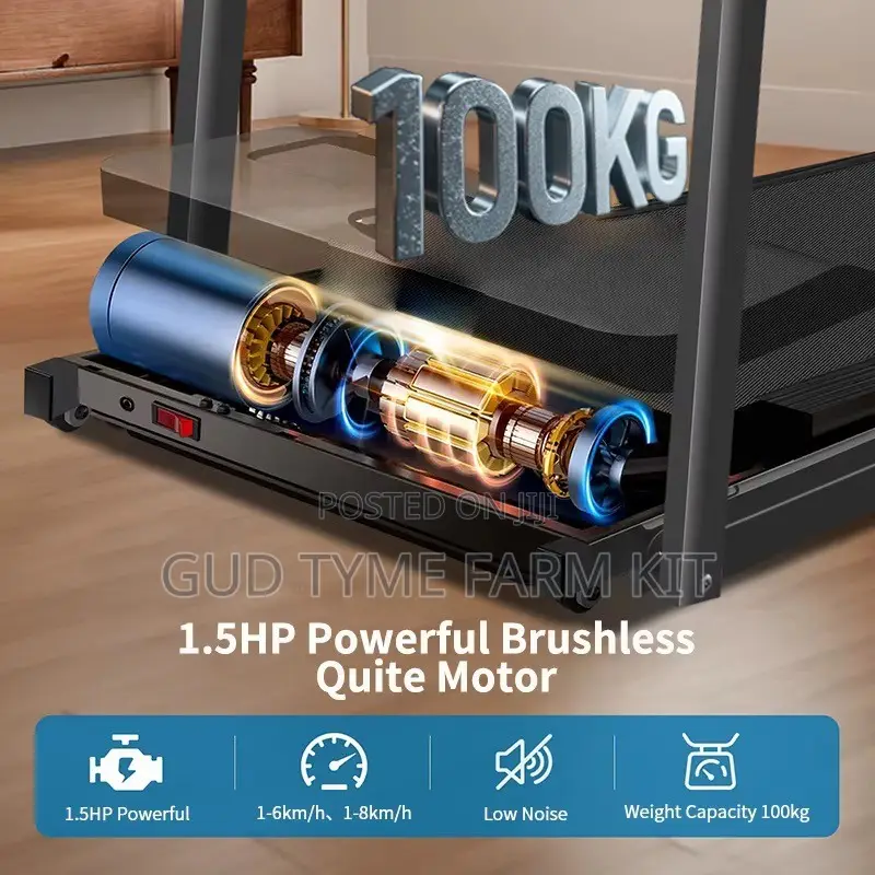 Treadmill With Bluetooth App and Speakers