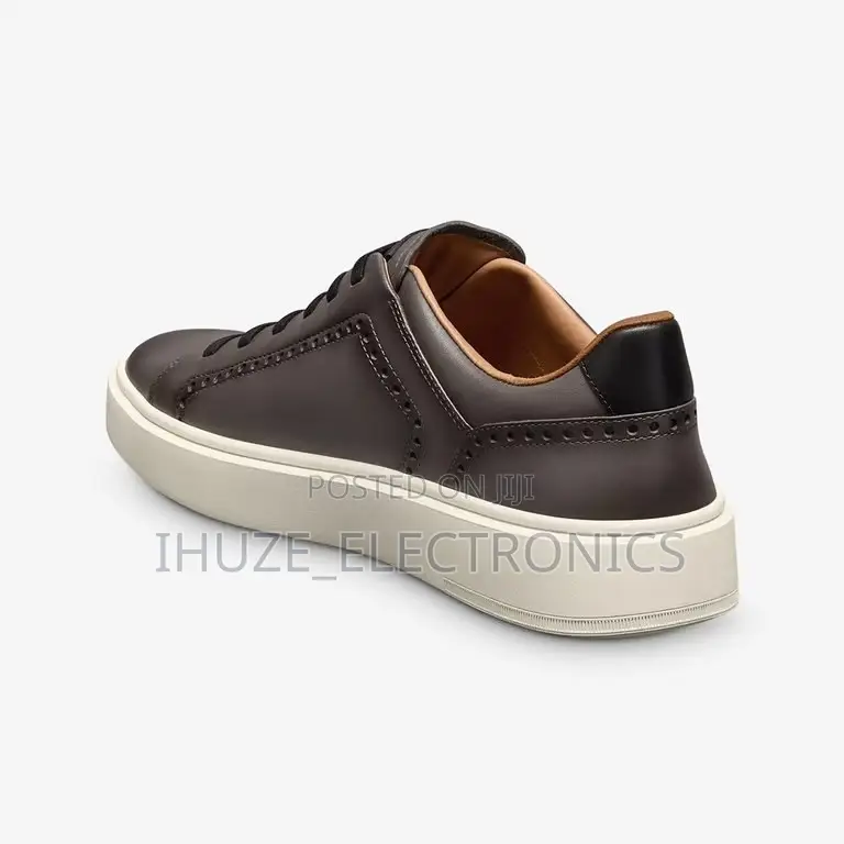 ALLEN EDMONDS Oliver Slip-on Stretch-Lace Brogue Sneaker (Size 44)