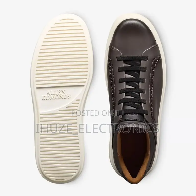ALLEN EDMONDS Oliver Slip-on Stretch-Lace Brogue Sneaker (Size 44)