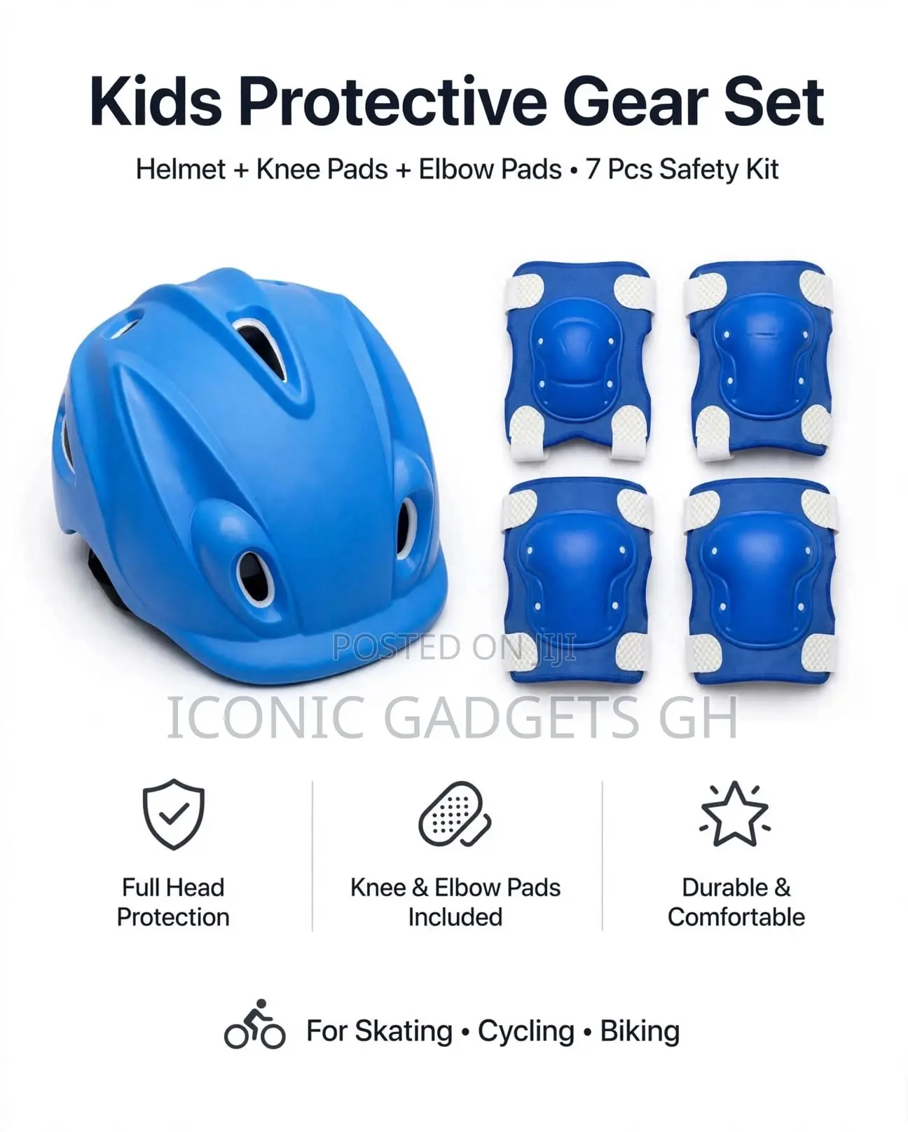 Kids Protective Gear Set 7 PCS Safety Kit -