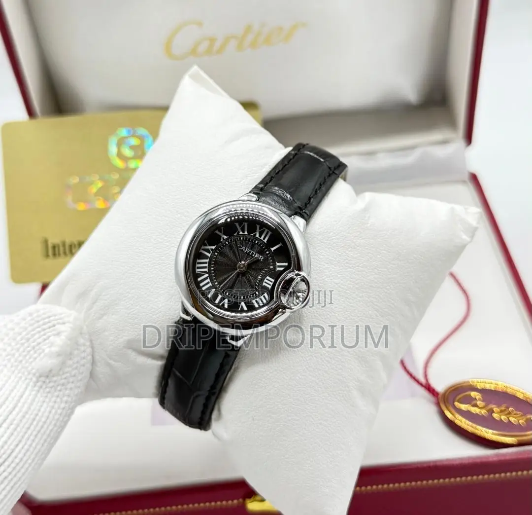 Cartier Chain Strap  and Leather Watch