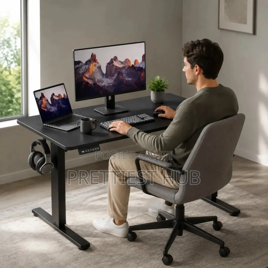 120cm Electric Height Adjustable Desk
