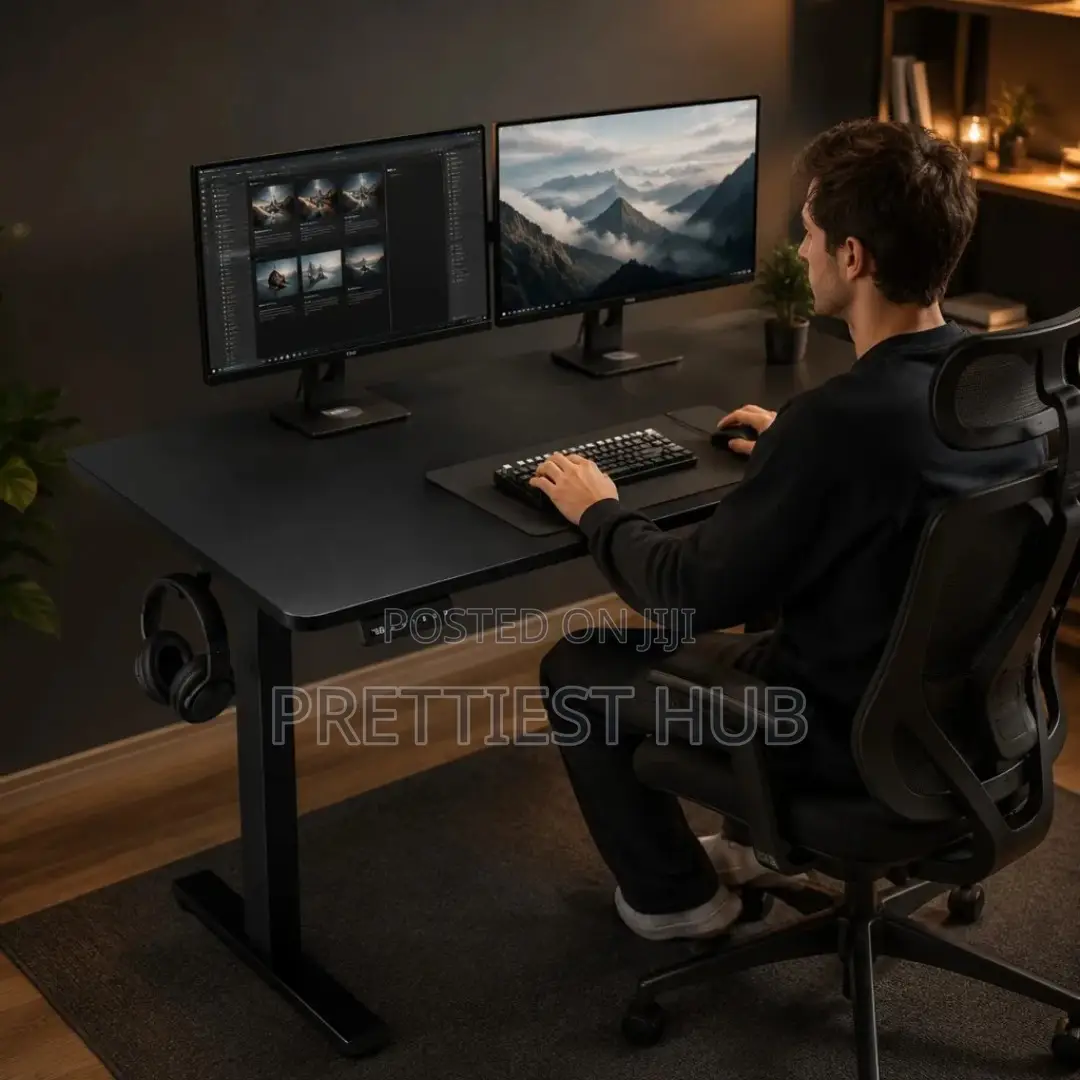 120cm Electric Height Adjustable Desk