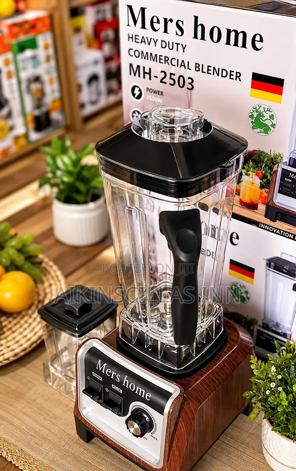 Mers Home 2in1 Commercial Blender