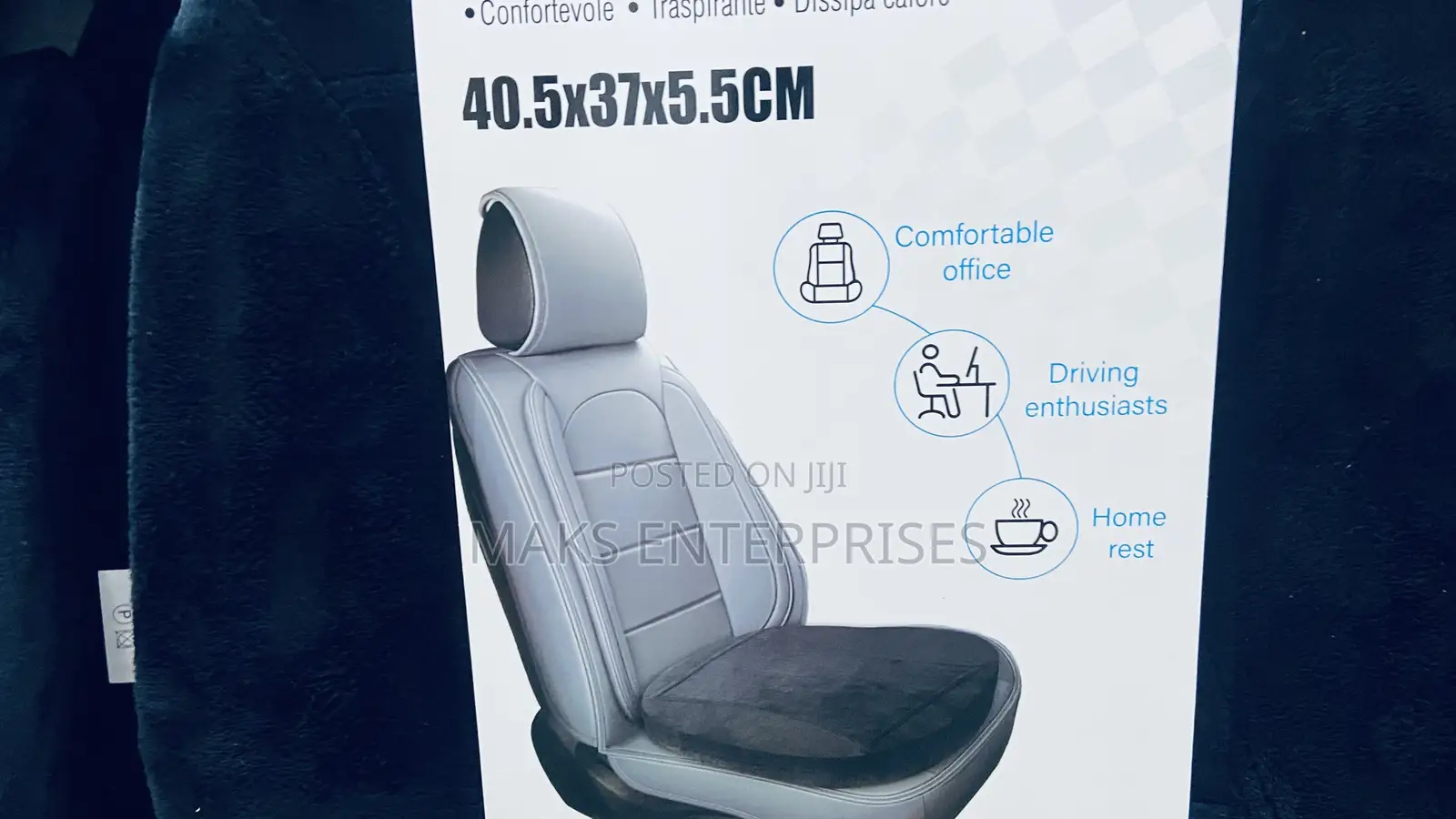 Velvet Seat for Car, Work and Home