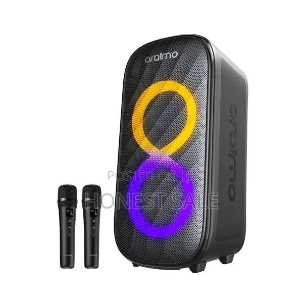 Oraimo SpaceBox Max 200W Auracast SpaceBox Max With 2 Microphone 🎤